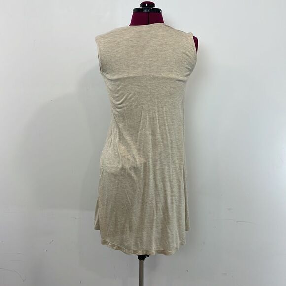 Miik Long Two Layer Beige Top Sleeveless - Picture 3 of 10